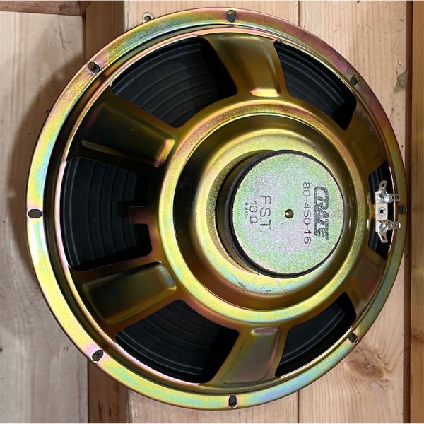 Crate 12" Guitar Amp Speaker - Excllent Condition (86-450-16, 16Ω, 80w, 2000's, Black) - Image 7
