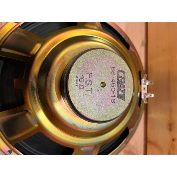 Crate 12" Guitar Amp Speaker - Excllent Condition (86-450-16, 16Ω, 80w, 2000's, Black) - Image 6