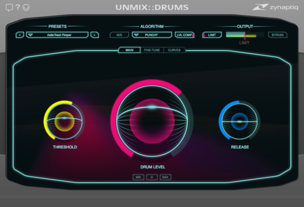 Zynaptiq Unmix::Drums - Boost or Attenuate Drums in Mixed Music (Download)