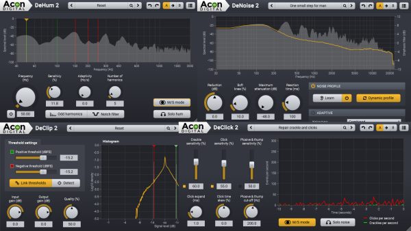 Acon Digital Restoration Suite 2 Audio Restoration and Noise Reduction Plug-Ins (Download) - Image 6
