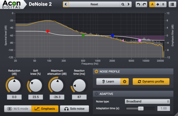 Acon Digital Restoration Suite 2 Audio Restoration and Noise Reduction Plug-Ins (Upgrade, Download) - Image 8