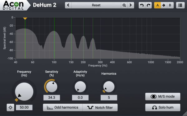 Acon Digital Restoration Suite 2 Audio Restoration and Noise Reduction Plug-Ins (Upgrade, Download) - Image 9