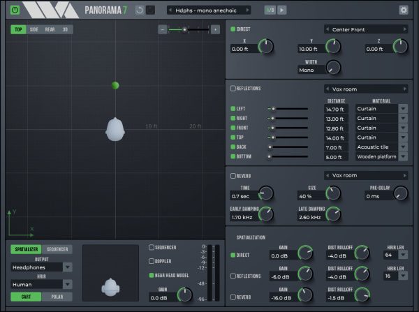 Wave Arts Panorama 7 3D Processor with Room Panning Plug-In (Download) - Image 2