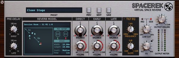 D16 Group Spacerek Virtual Space Reverb Plug-In (Download) - Image 3