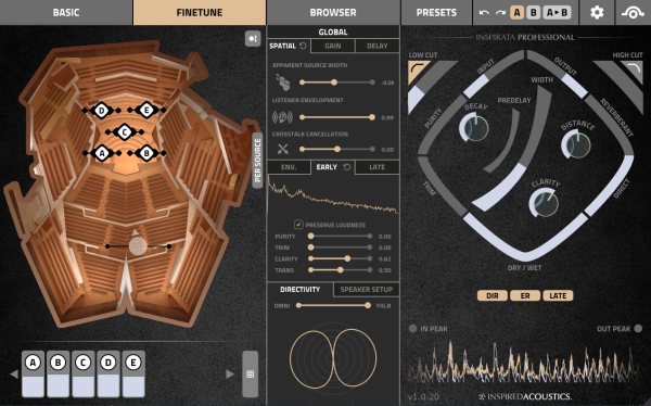 Inspired Acoustics INSPIRATA Immersive Edition Reverb Workstation Software (Download) - Image 9