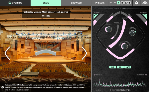 Inspired Acoustics INSPIRATA Immersive Edition Reverb Workstation Software (Download) - Image 10