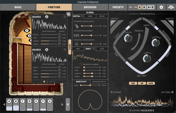 Inspired Acoustics INSPIRATA Immersive Edition Reverb Workstation Software (Download) - Image 11