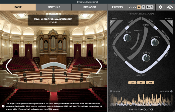 Inspired Acoustics INSPIRATA Professional Edition 7.1.2 Surround Reverb Workstation Software (Upgrade from Personal Edition) - Image 7