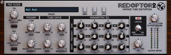 D16 Group Redoptor Vintage Tube Distortion Plug-in (Download) - Image 4