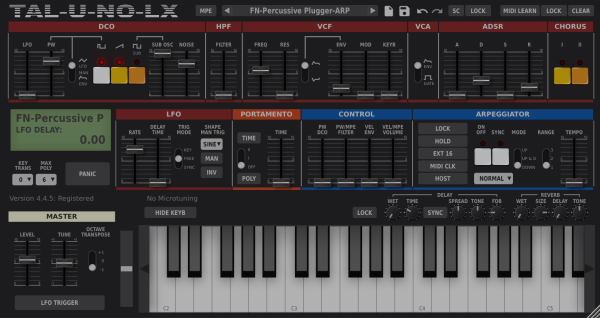 TAL Software U-NO-LX Synthesizer Virtual Instrument (Download) - Image 2
