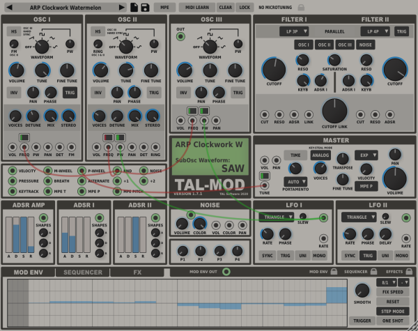 TAL Software TAL-Mod Virtual Synthesizer Instrument (Download) - Image 2