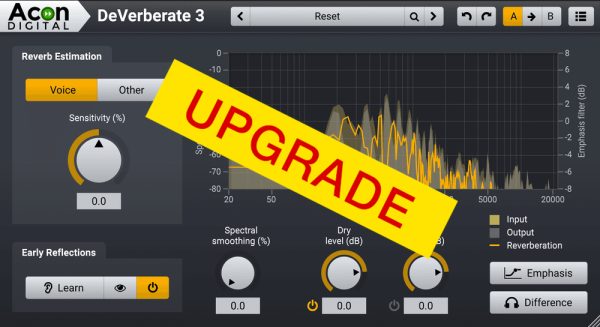 Acon Digital DeVerberate 3 Reverb-Reduction Plug-In Software (Upgrade from Version 2, Download) - Image 5