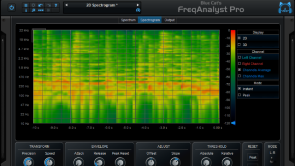 Blue Cat Audio FreqAnalyst Pro Spectral Analysis Tool and Automation Generator Plug-In - Image 13