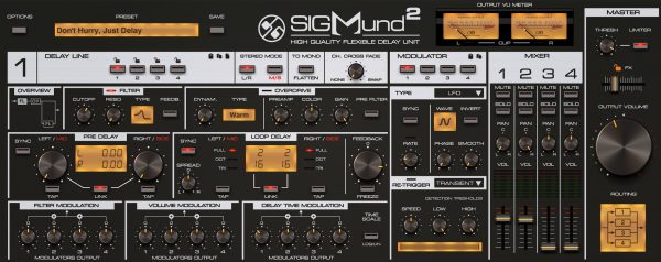 D16 Group Sigmund Quad-Delay Software Plug-In - Image 2