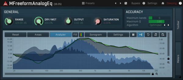 MeldaProduction MFreeFormAnalogEQ - Customizable Filter Shape Parametric EQ Plug-In (Download) - Image 13