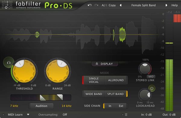 FabFilter Pro-DS De-Esser Software - Image 2