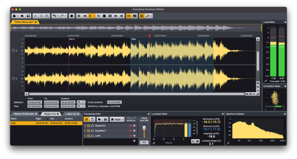 Acon Digital Acoustica 7 Standard Audio Editing Software (Download) - Image 6