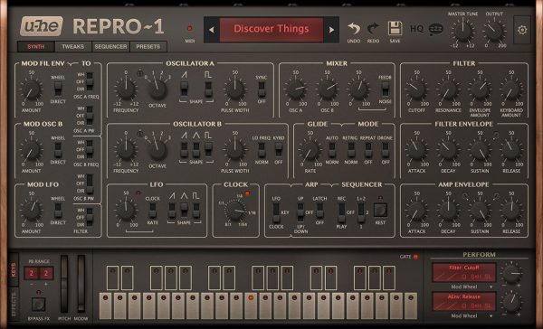 u-he Repro - Two Classic Software Synth Plug-Ins (Download) - Image 2