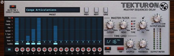 D16 Group Tekturon - Multi-Tap Sequenced Delay Plug-In (Download) - Image 4