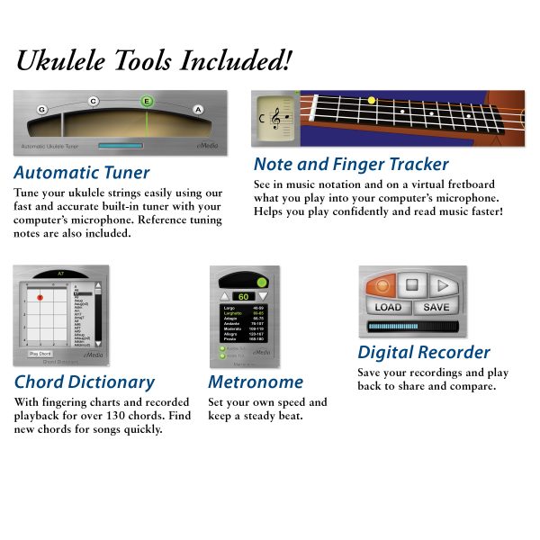 eMedia Music Ukulele Method - Ukulele Learning Software (Mac, Download) - Image 5
