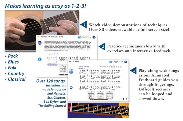 eMedia Music Guitar Method Deluxe - Guitar Learning Software (Mac, Download) - Image 9