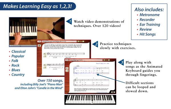eMedia Music Piano and Keyboard Method Deluxe for Mac (Electronic Download) - Image 4