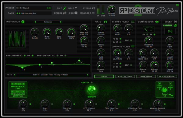 Rob Papen RP Distort 2 - Distortion Plug-In (Upgrade from RP 1, Download)