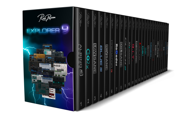 Rob Papen eXplorer 9 - The Complete Rob Papen Plug-In Bundle  (Upgrade from any previous eXplorer Version, Download)