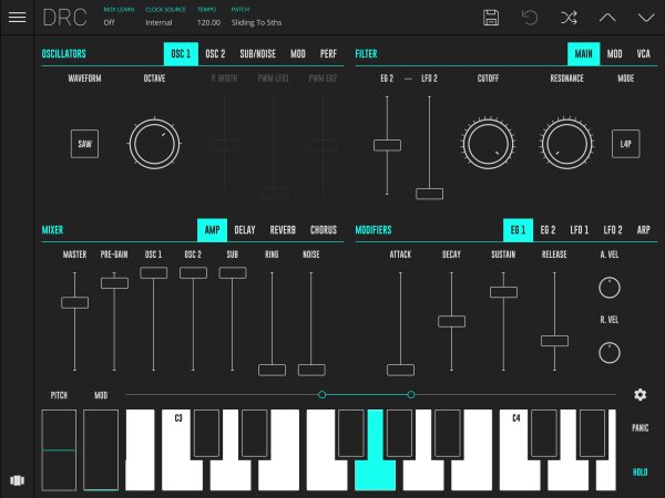 DRC - Polyphonic Synthesizer