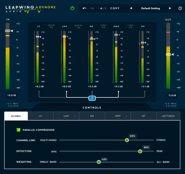 Leapwing Audio Dynone Multiband Parallel Dynamics Processing (Download)
