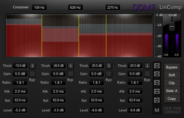 DDMF Lincomp Multiband Compressor Plug In (Download)
