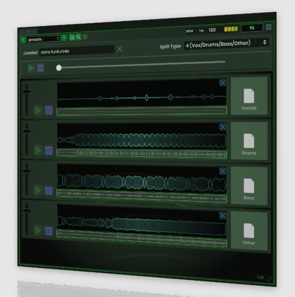 Stagecraft Software Simple Stems Source-Separation Plug-In (Download)