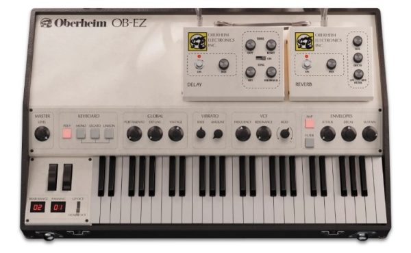 GForce Software Oberheim OB-EZ 8-Voice Sound of OB-E with a Focused Interface (Download)