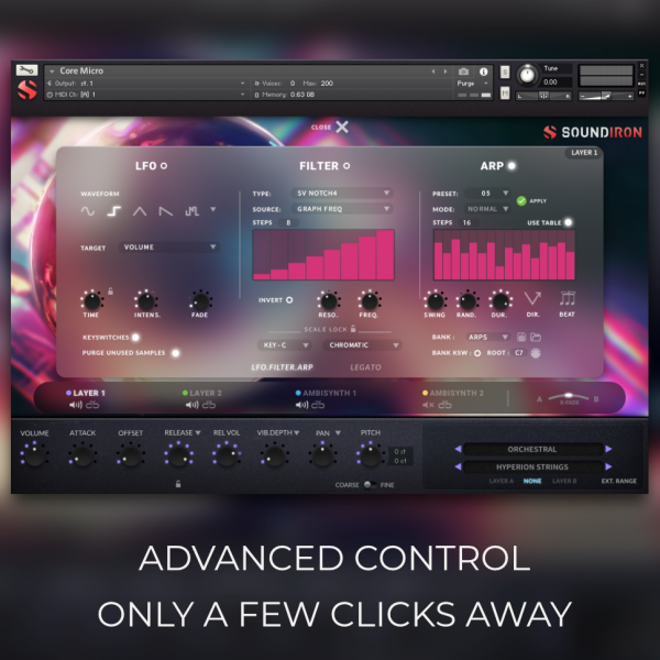 Soundiron Core Micro Collection Of Sampled Instruments For Sound Design (Download) - Image 3