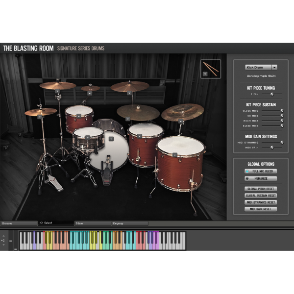 Room Sound Blasting Room Signature Series Drums Drum Kit Virtual Instrument for Kontakt Player (Download) - Image 2