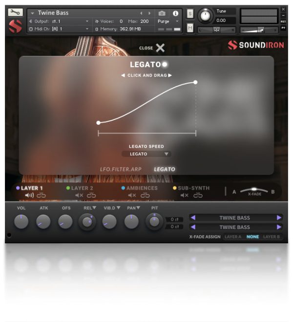 Soundiron Twine Bass Sound Library for Kontakt (Download) - Image 4