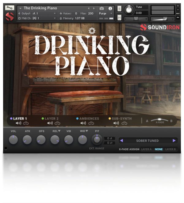 Soundiron The Drinking Piano Sound Library for Kontakt (Download) - Image 2