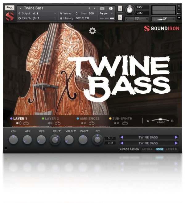 Soundiron Twine Bass Sound Library for Kontakt (Download) - Image 2