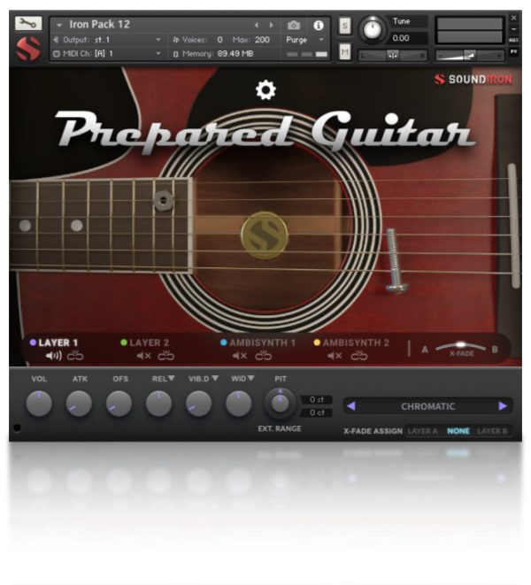 Soundiron Iron Pack 12 - Prepared Guitar Acoustic Guitar And Synth FX For Kontakt And Sfz (Download) - Image 2