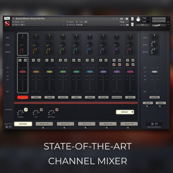 Soundiron David Oliver's Drum Kit Deeply Sampled Drumset Library For Kontakt Player (Download) - Image 5