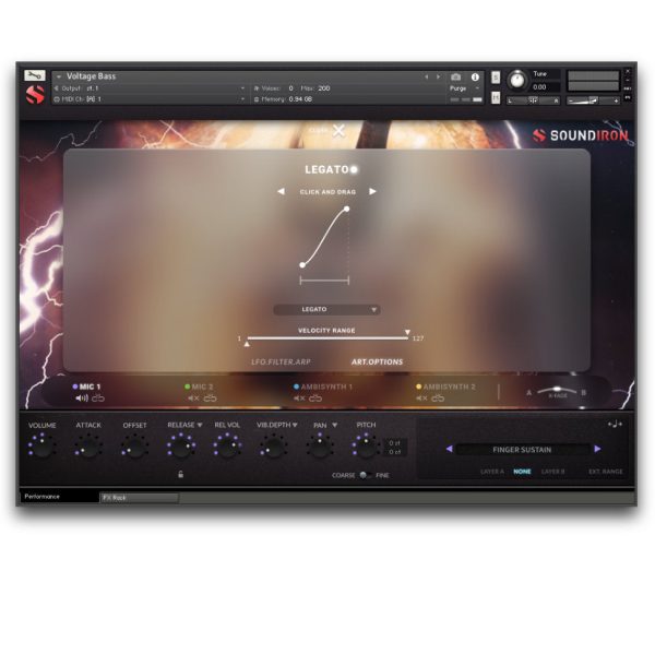 Soundiron Voltage Bass Sound Library for Kontakt (Download) - Image 4