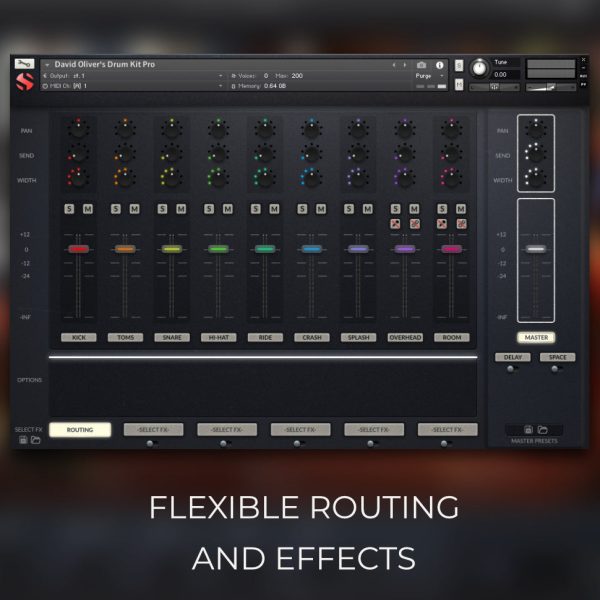 Soundiron David Oliver's Drum Kit Deeply Sampled Drumset Library For Kontakt Player (Download) - Image 6