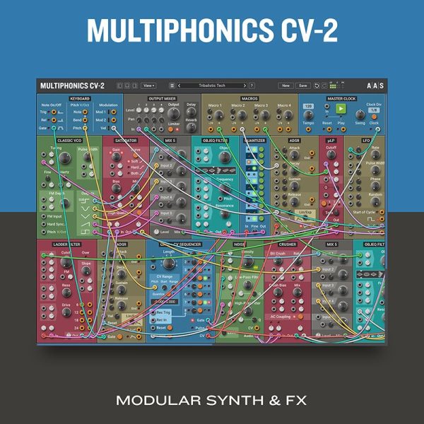 Applied Acoustics Systems Modular City Sound Pack for Multiphonics CV-2 + Sound Packs