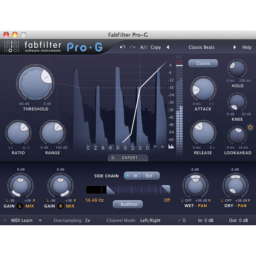 FabFilter Pro-G Gate and Expander Software