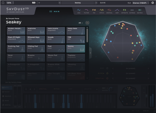 Sound Particles SkyDust 3D Spatial Audio Virtual Synthesizer (Educational, Download) - Image 2