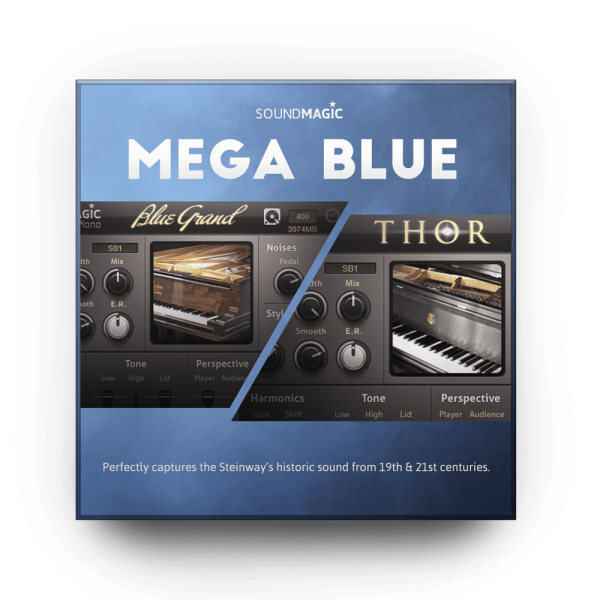 SoundMagic Mega Blue Steinway Piano Sample Library (Download)