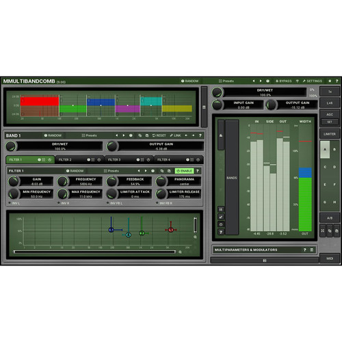 MeldaProduction MMultiBandComb - Multi-Comb Filter Plug-In (Download)