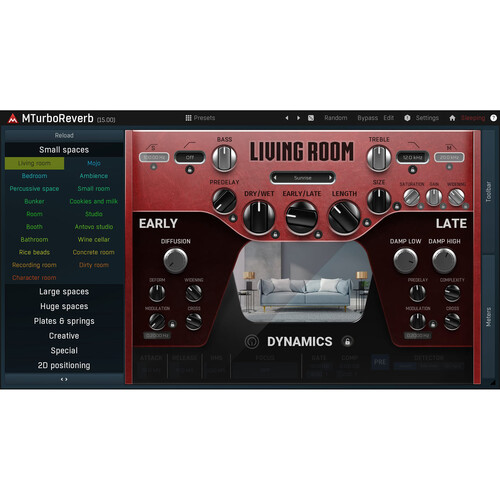 MeldaProduction MTurboReverb Algorithmic Reverb Plug-In (Download)