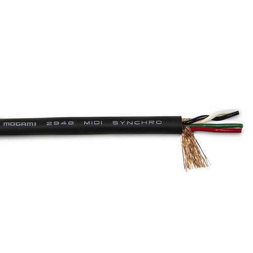 Mogami W2948 MIDI Synchro Cable (656')