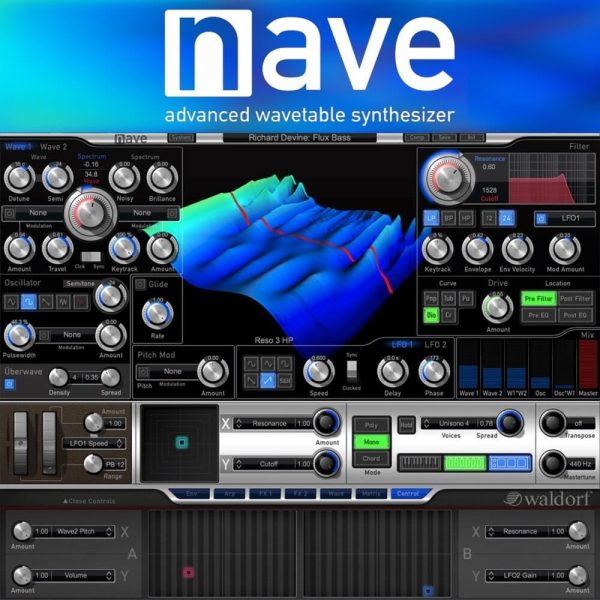 Waldorf Nave Oscillating Wavetable Plug-in (Download)